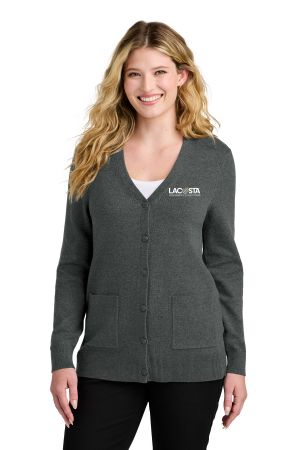 Port Authority Women's Easy Care Button-Up Cardigan Sweater