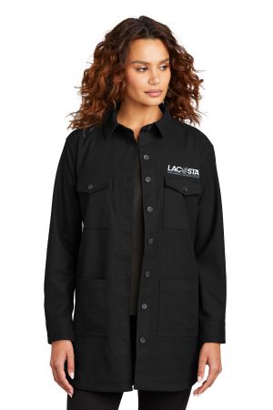 Mercer+Mettle Women's Long Sleeve Twill Overshirt